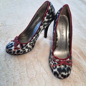 Madden Girl Sweetie Cheetah Pumps 6.5